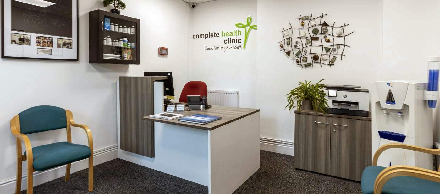 Reception Area at the Complete Health Clinic